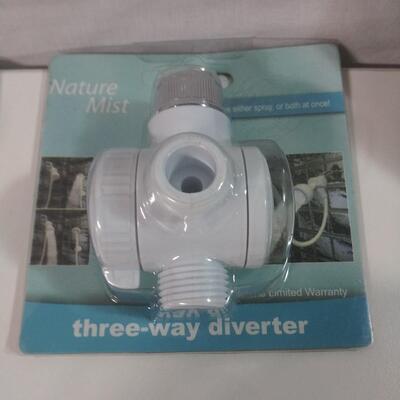 #236  Nature Mist Shower 3-way diverts and Mount