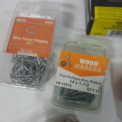 #258  Misc Screws, Nails, Fasteners