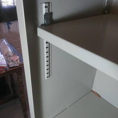#269  Metal Shelf/Bookcase 34-1/2"x29"x12-1/2"