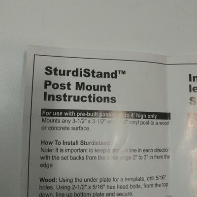 #308  2 - SturdiStand Post Mount