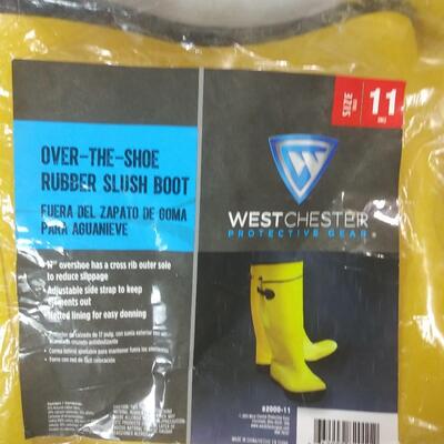 #312  Over-The-Shoe Rubber Slush Boot size 11