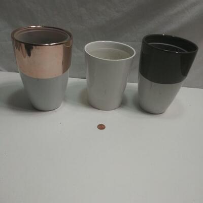 #321  3 - Decorative Flower/Plant Pots