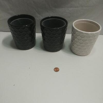 #324  3 - Decorative Flower/Plant Pots