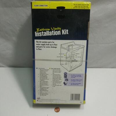#341  Bathroom Vanity Installation Kit