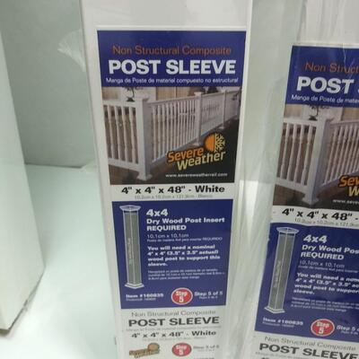 #342  4 - 4"x4"x48" Post Sleeve