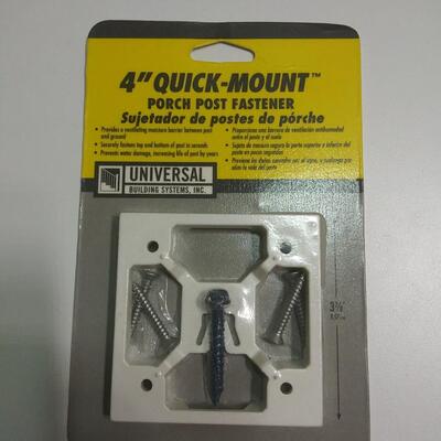 #348  6-4" Quick-Mount & 4-5" Quick Mount Porch Post Fastener