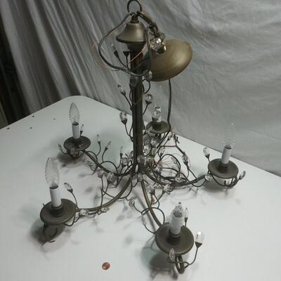 #353  Vintage Hanging Chandelier Light
