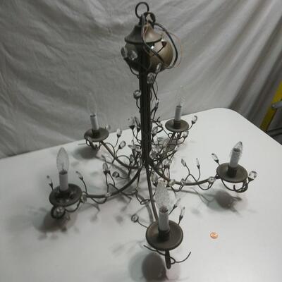 #353  Vintage Hanging Chandelier Light