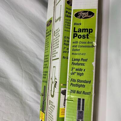 #371  3 - 3"x84" Black Lamp Posts