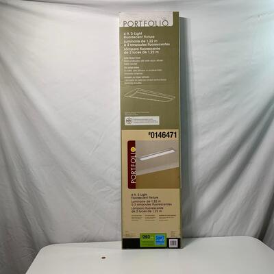 #373  Portfolio 4ft 2-light Fluorescent Fixture