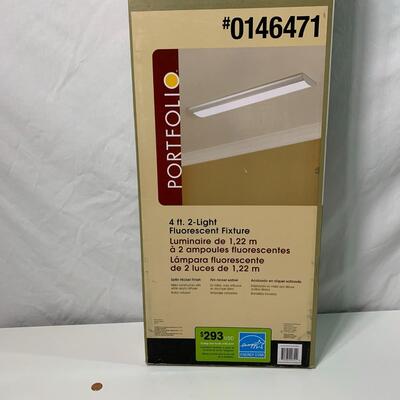 #373  Portfolio 4ft 2-light Fluorescent Fixture