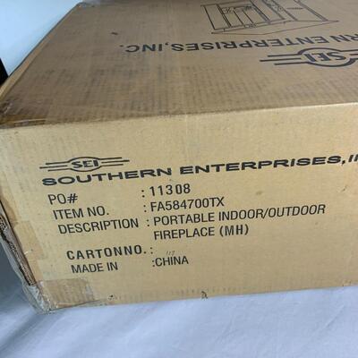 #377  Southern Enterprises Portable Indoor/Outdoor Fireplace