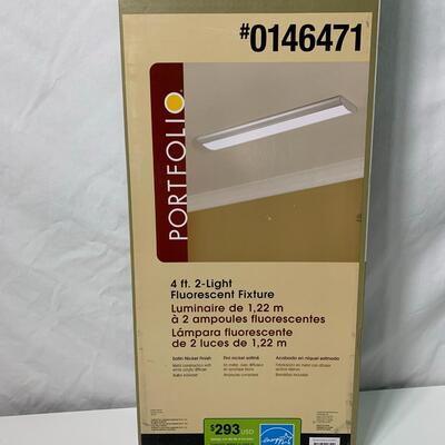 #379  Portfolio 4ft 2-light Fluorescent Fixture