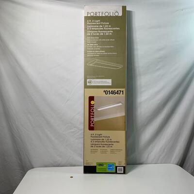 #379  Portfolio 4ft 2-light Fluorescent Fixture