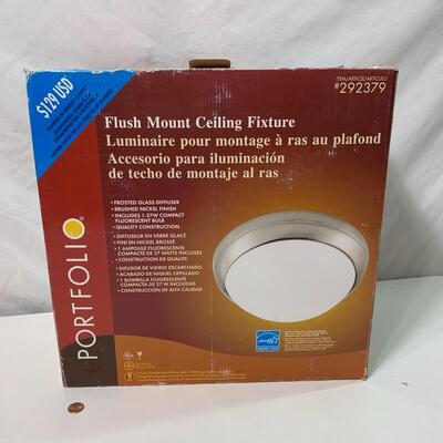 #386  Portfolio Flush Mount Ceiling Fixture