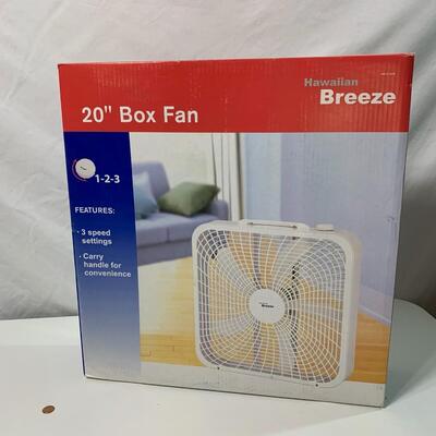 #391  20" Hawaiian Breeze Box Fan