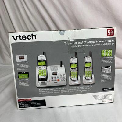 #482  Vtech 5.8GHz Three Handset Cordless Phone System