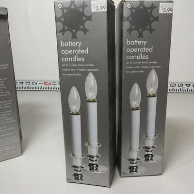 #628 4 - 2pc Battery Operated Candles