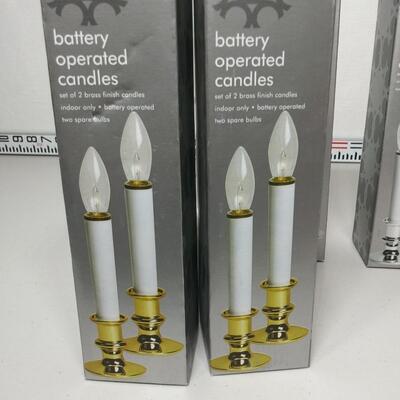 #628 4 - 2pc Battery Operated Candles