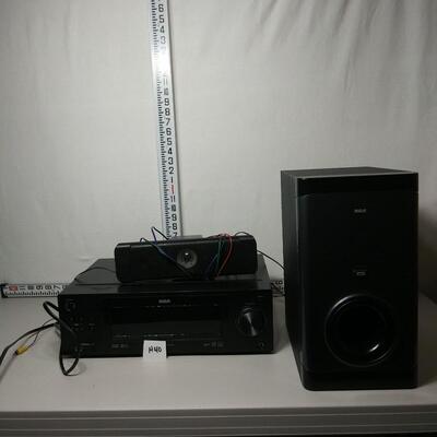 #636 RCA Surround Sound System - Includes 4 additional speakers not shown