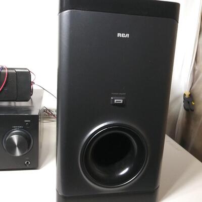 #636 RCA Surround Sound System - Includes 4 additional speakers not shown