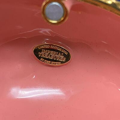 Imperial Treasures Joan Rivers Jeweled Egg Trinket Box with Necklace