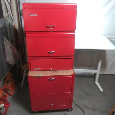 #4 Stackon Rolling 18 Drawer Locking Tool Chest With Tools