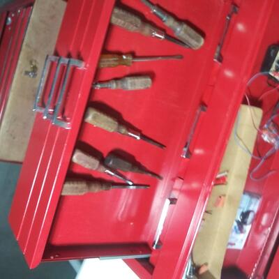 #4 Stackon Rolling 18 Drawer Locking Tool Chest With Tools
