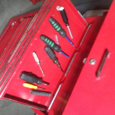 #4 Stackon Rolling 18 Drawer Locking Tool Chest With Tools