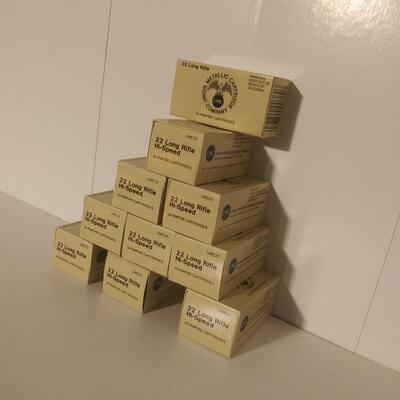 #5 500 22 Long Rifle Hi-Speed Rimfire Cartridges UMC22