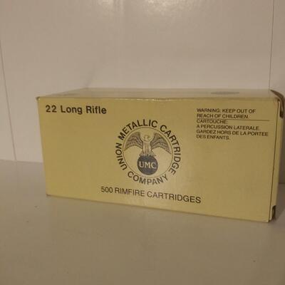 #5 500 22 Long Rifle Hi-Speed Rimfire Cartridges UMC22