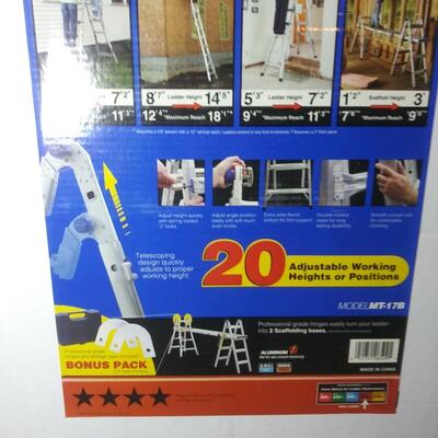 #11 Werner 17' Telescoping Multi Ladder