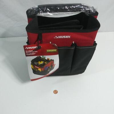 #19 Husky 10" Foldable Tool Pouch - All Purpose Tote