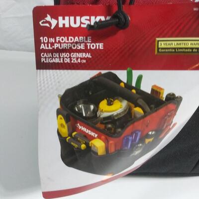 #19 Husky 10" Foldable Tool Pouch - All Purpose Tote