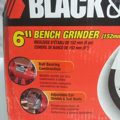 #24 Black&Decker 6" Bench Grinder