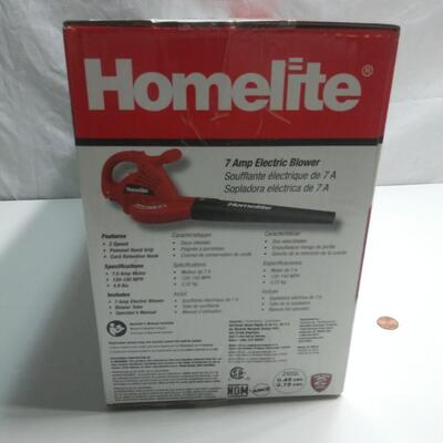 #25 Homelite 7 Amp Electric Blower