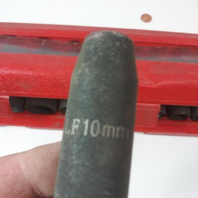 #38 Pittsburg 13 pc Deep 1/2" Impact Metric Socket Set