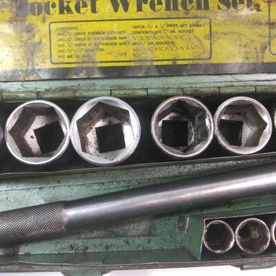 #39 KTS Tools 21 piece 3/4" & 1/2" Heavy Duty Socket Wrench Set