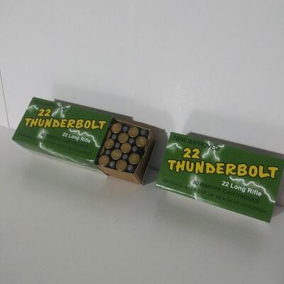 #41 100 rounds Remington 22LR - 22 Thunderbolt 22 Long Rifle Hi-Speed