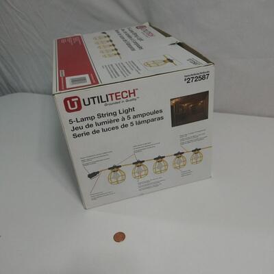 #59 Utilitech 5-Lamp String Light