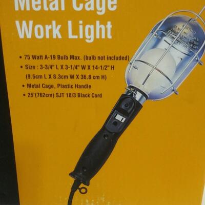 #68 Durabuilt Metal Cage Work Light