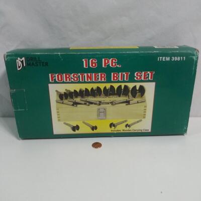#70 Drill Master 16PC Forstner Bit Set