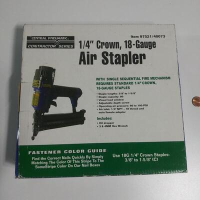 #81 1/4" Crown 18-Gauge Air Stapler