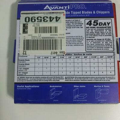 #85 Avanti Pro 8" Stacked Dado with Carbide Tipped Blades & Chippers