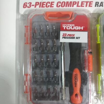 #92 Hyper Tough 63 Piece Complete Ratchet Driver Set