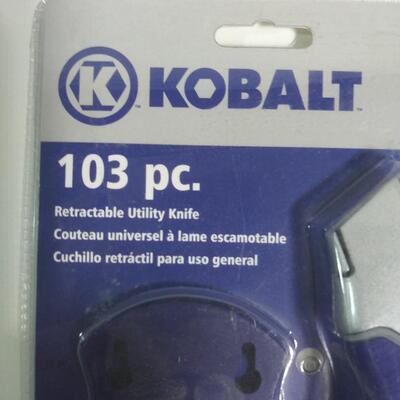 #101 Kobalt 103 pc Retractable Utility Knife