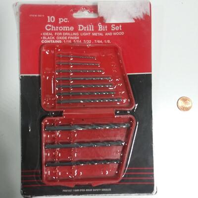 #106 10 pc Chrome Dill Bit Set