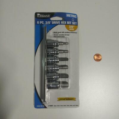 #107 6pc 3/8" Drive Hex Bit Set