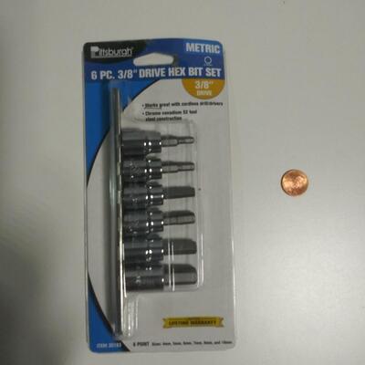 #107 6pc 3/8" Drive Hex Bit Set