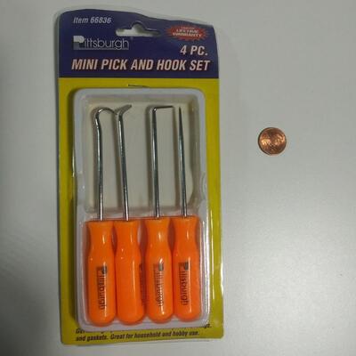 #110 4 Pc Mini Pick and Hook Set
